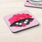 Dessous-de-verre Rose et Swallowtail (Côté gauche)