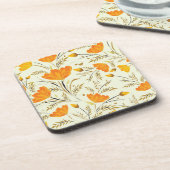 Dessous-de-verre Rose jaune (Côté gauche)