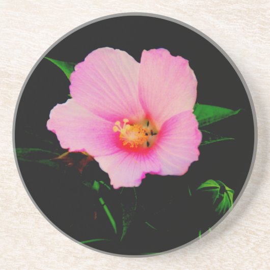 Dessous de verre rose Mallow (Devant)