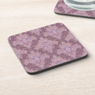 Dessous-de-verre Rose Mauve Lilas Lavande Poussiéreuse Élégant Dama