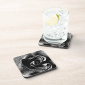 DESSOUS-DE-VERRE ROSE NOIR (Côté Droit)