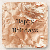 Dessous-de-verre Rose Peach Gold Glam (Devant)