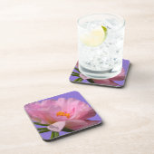 Dessous de verre rose Peony (Côté Droit)