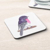 Dessous-de-verre Rose robin (Côté gauche)