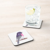 Dessous-de-verre Rose robin (Côté Droit)