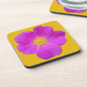 Dessous-de-verre Rose sauvage 2 (Côté gauche)
