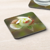 Dessous-de-verre rosebud brillant (Côté gauche)