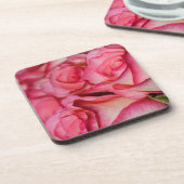 Dessous-de-verre Roses blanches rougissantes (Côté gauche)