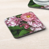 Dessous de verre roses d'antiquité (Côté gauche)