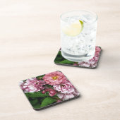 Dessous de verre roses d'antiquité (Côté Droit)
