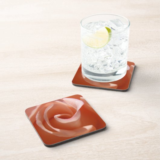 Dessous de verre Roses de pêche (Côté Droit)