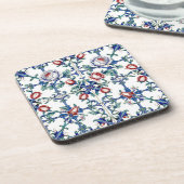 dessous de verre roses de printemps (Côté gauche)