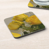 Dessous-de-verre Roses jaunes (Côté gauche)