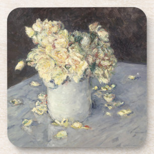 Dessous-de-verre Roses jaunes dans un vase de Caillebott Impression