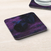 Dessous de verre Roses noirs (Côté gauche)
