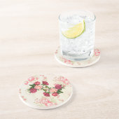 Dessous de verre Roses roses (Côté)