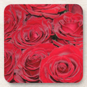 Dessous-de-verre Roses rouges vibrantes (Devant)