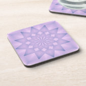 Dessous-de-verre Rosette rose et Lilac (Côté gauche)