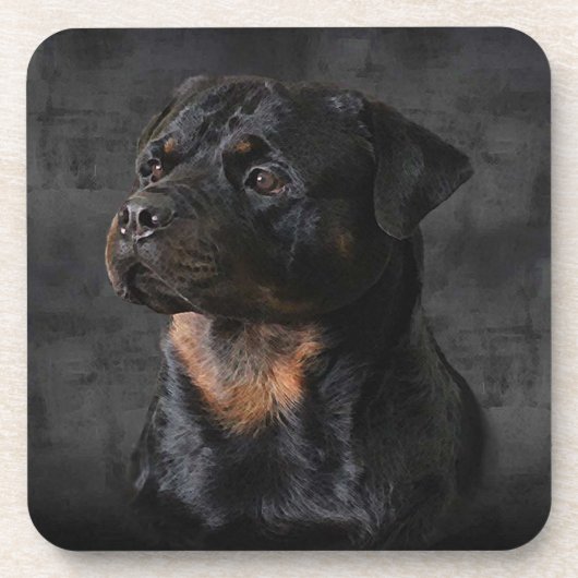 Dessous-de-verre Rottweiler (Devant)