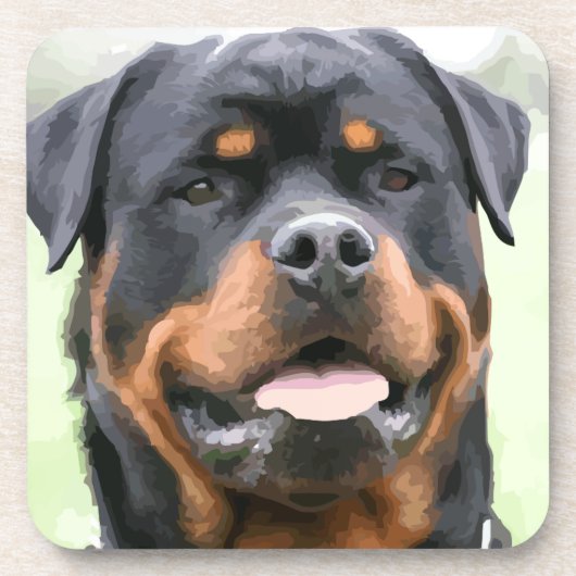 Dessous-de-verre rottweiler (Devant)