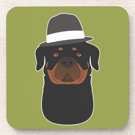 Dessous-de-verre Rottweiler (Devant)