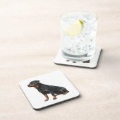 Dessous-de-verre Rottweiler (Côté Droit)