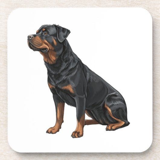 Dessous-de-verre Rottweiler (Devant)