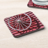 Dessous-de-verre Roue de Wagon (Côté gauche)
