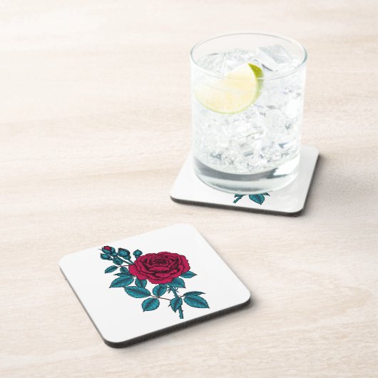 Dessous-de-verre Rouge (Côté Droit)