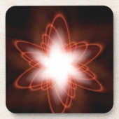 Dessous-de-verre Rouge atomique (Devant)