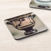 Dessous-de-verre Rouge-chiffre krater de grenier dépeignant Orestes (Côté gauche)