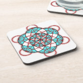 Dessous-de-verre Rouge de Metatron (Côté gauche)