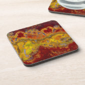 Dessous-de-verre Rouge et jaune Crayloa Jasper (Côté gauche)