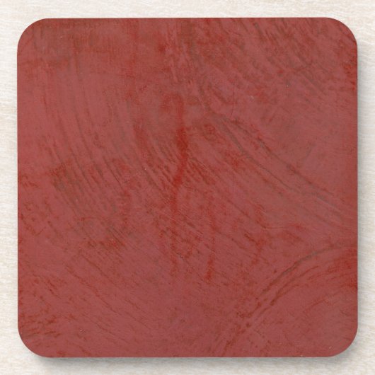 Dessous-de-verre Rouge Uni (Devant)