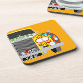 Dessous-de-verre Rouleau de voiture psychédélique de Lennon (Côté gauche)