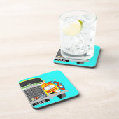 Dessous-de-verre Rouleau de voiture psychédélique de Lennon (Côté Droit)