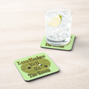 Dessous-de-verre Rouler avec les punches : Les Bowlers de pelouse l