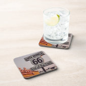 Dessous-de-verre Route 66 Californie (Côté Droit)