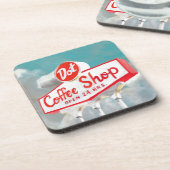 Dessous-de-verre Route américaine | Coffee Shop Sign (Côté gauche)
