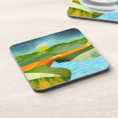 Dessous-de-verre Route d'or (Côté gauche)