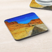 Dessous-de-verre Route le long du côté des Tétons Abstrait (Côté gauche)