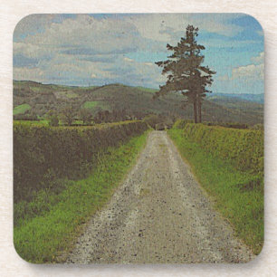 Dessous-de-verre Route pour la campagne