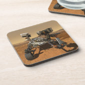 Dessous-de-verre Rover De La Persévérance Qui Fonctionne Sur La Sur (Côté gauche)