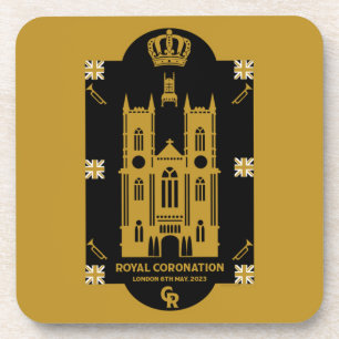 Dessous-de-verre Royal Coronation Abbaye de Westminster