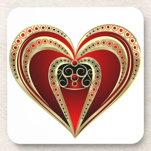 Dessous-de-verre Royal Heart (Devant)