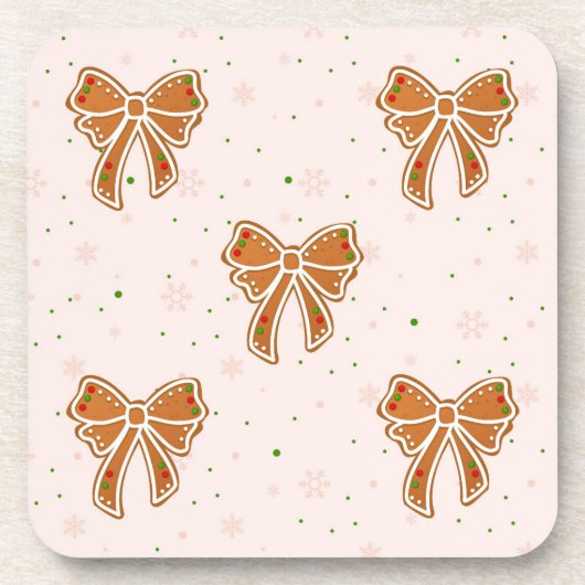 Dessous-de-verre Rubans de biscuits de Noël (Devant)