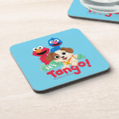 Dessous-de-verre Rue Sésame | C'est Tango avec Elmo & Grover (Côté gauche)