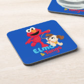 Dessous-de-verre Rue Sésame | Elmo & Tango Running (Côté gauche)