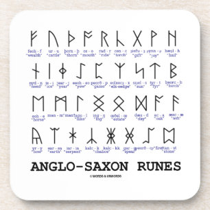 Dessous-de-verre Runes anglo-saxonnes (cryptographie de