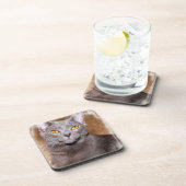 Dessous de verre RUSSES EN CHAT BLEU (Côté Droit)